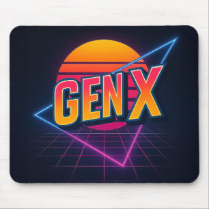 Mousepad Placa de mouse GEN X Retro 80s