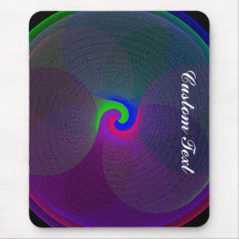 Mousepad Placa de Mouse Geométrico Colorida Central