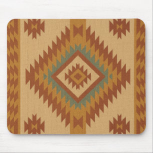 Mousepad Placa de Mouse Geométrico Neutro de Arte Folk Zapo