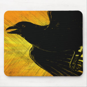 Mousepad Placa de Mouse Grunge Preta