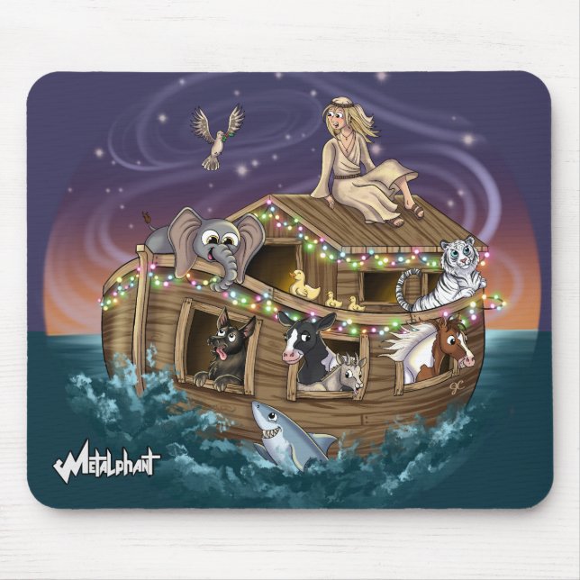 Mousepad Placa de Mouse Metalfant Wilbur & Noah-ery (Frente)