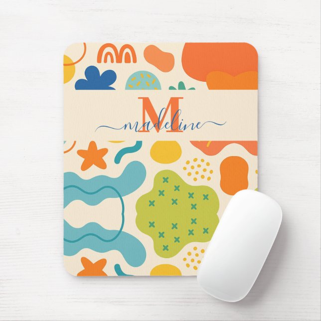 Mousepad Placa de Mouse Personalizada Splash Abstrato (Com mouse)