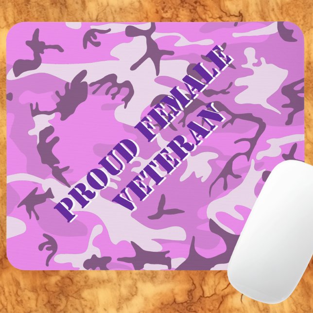 Mousepad Placa de Mouse Puro, Rosa-Rosa, Veterana, Orgânica (Criador carregado)