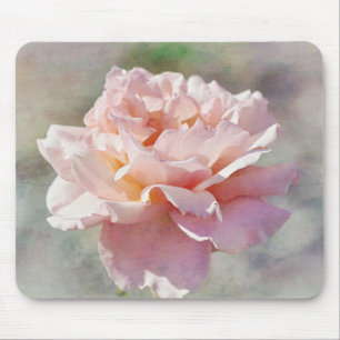 Mousepad Placa de Mouse Rosa de Arte Rosa Dreamy