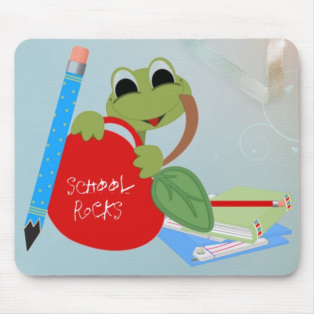 Mousepad Placa de Mouse School Rocks (Frente)