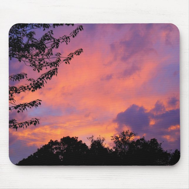 Mousepad Placa de Mouse Sunset de Verão (Frente)