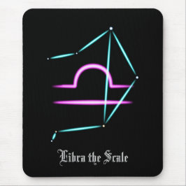 Mousepad Placa de Rato Libra da Constelação Zodiac