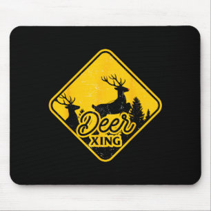 Mousepad Placa de Travessia de Veados Natal Xing Rena Diver