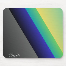 Mousepad Placa do mouse Abstrato azul cinza  azul