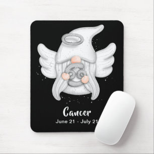 Mousepad Placa do mouse Angel Sinal de Astrologia do Cancer