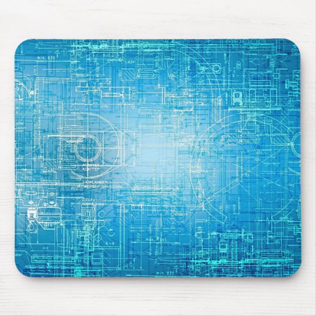 Mousepad Placa do mouse artístico de impressão Bluetooth (Frente)