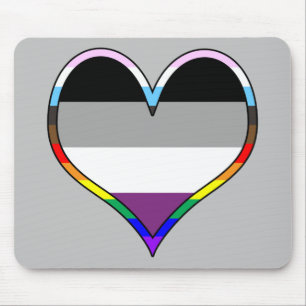 Mousepad Placa do Mouse Cardíaco Ace Pride