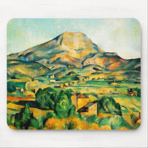 Mousepad Placa do mouse Cezanne Mont Sainte-Victoire