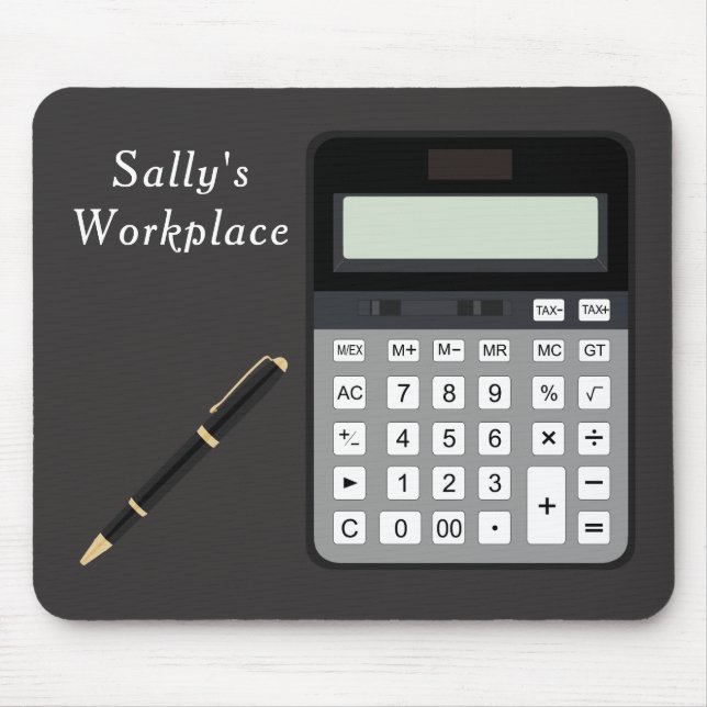 Mousepad Placa do mouse da calculadora e Caneta (Frente)