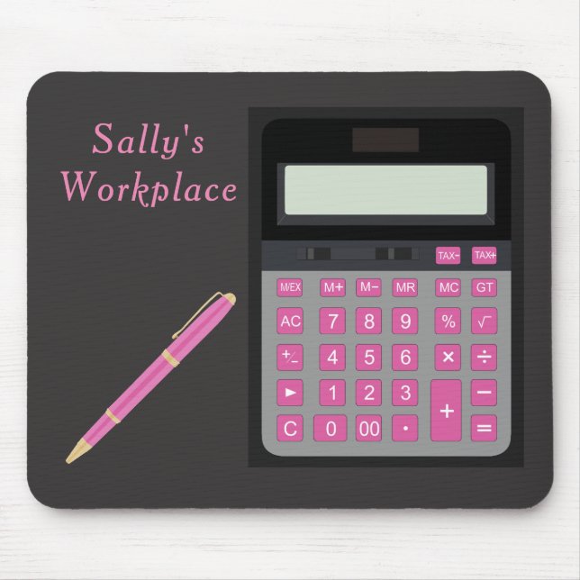 Mousepad Placa do mouse da calculadora e Caneta (Frente)
