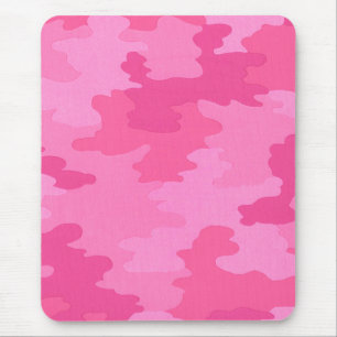 Mousepad Placa do mouse da Camuflagem Rosa Brilhante