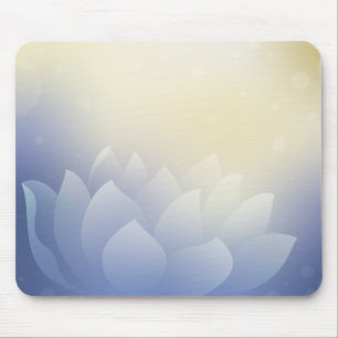 Mousepad Placa do mouse da Flor de Lotus Elegante