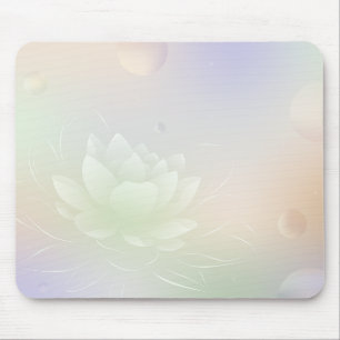 Mousepad Placa do mouse da Flor de Lotus Elegante