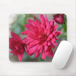 Mousepad Placa do mouse das flores de Mãe rosa magenta