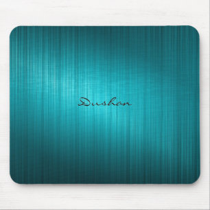 Mousepad Placa do mouse de aparência de metal esbranquiçada