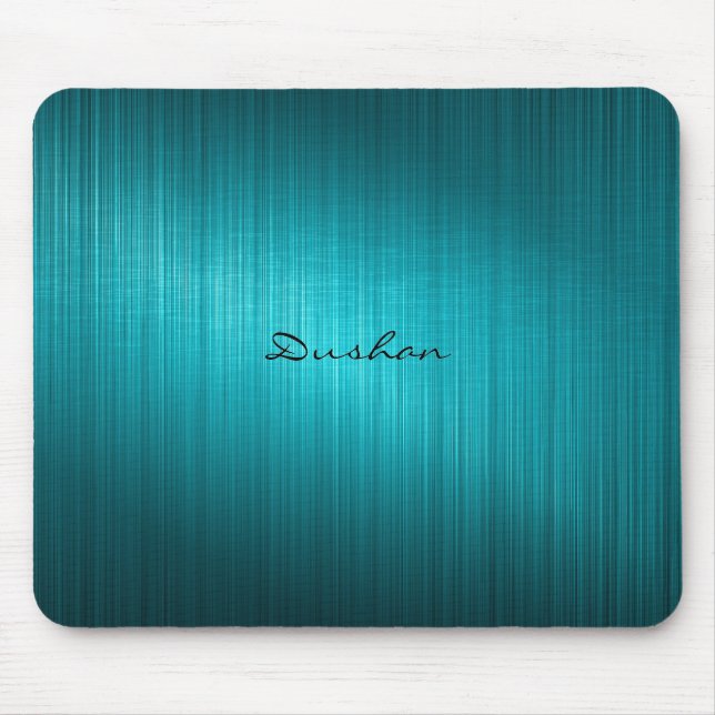 Mousepad Placa do mouse de aparência de metal esbranquiçada (Frente)