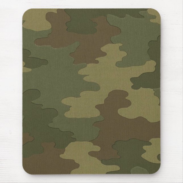 Mousepad Placa do mouse de camuflagem escura (Frente)