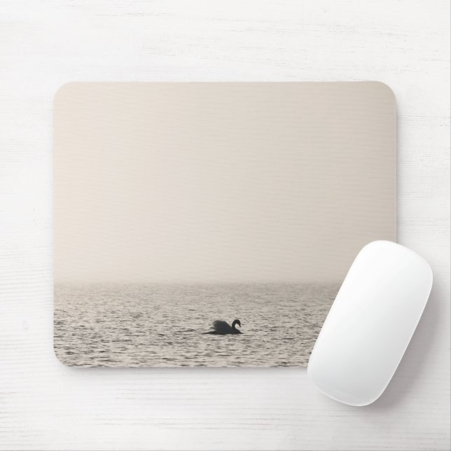 Mousepad Placa do mouse de fotos da natureza do Cisne (Com mouse)