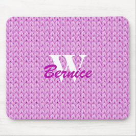 Mousepad Placa do mouse de textura rosa com montagem com mo