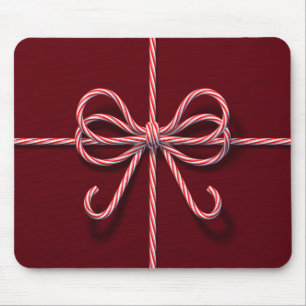 Mousepad Placa do mouse do Arco Candy Cane
