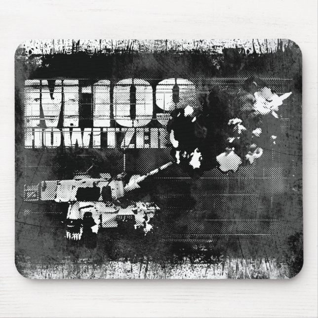 Mousepad Placa do mouse do howitzer M109 (Frente)