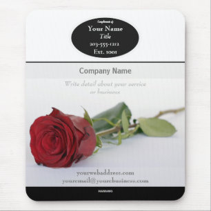 Mousepad Placa do mouse do Promocional Rosa do solteiro - H