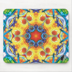 Mousepad Placa do mouse Kaleidoscope BannaPuddin