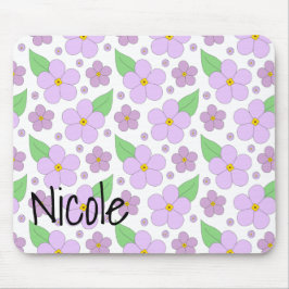 Mousepad Placa do mouse Lilac Flowers