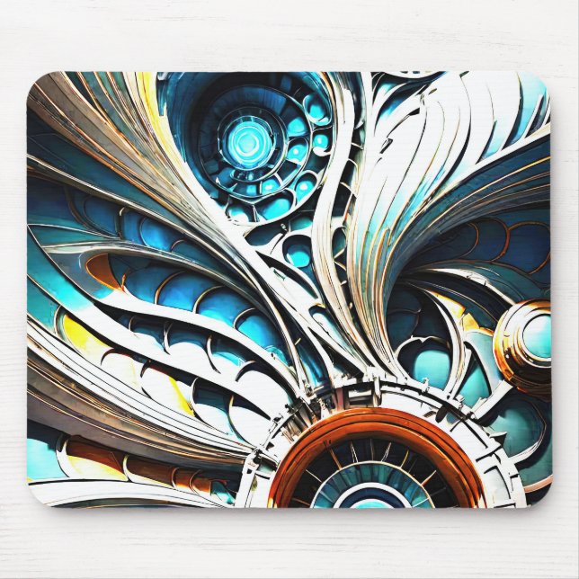 Mousepad Placa do mouse mutante 5 (Frente)