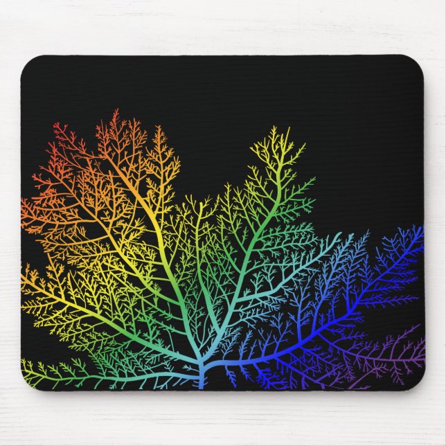 Mousepad Placa do mouse Rainbow Seaweed Pride (Frente)
