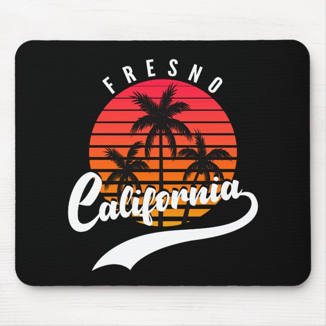 Mousepad Placa do mouse retrovisor do Fresno (Frente)