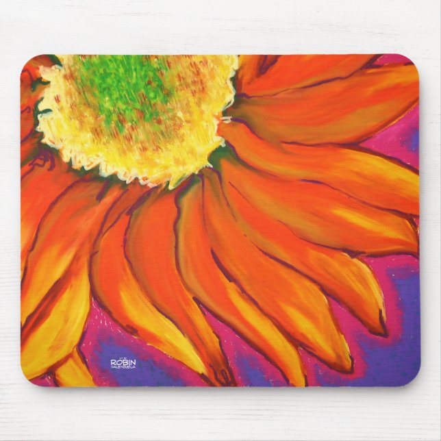 Mousepad Placa do mouse SunRay SunFlower (Frente)