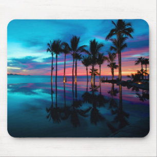Mousepad Placa do mouse Sunset Beach