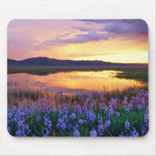 Mousepad Placa do mouse Sunset Prairie Scene