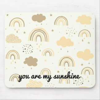 Mousepad Placa do mouse Sunshine Rainbow