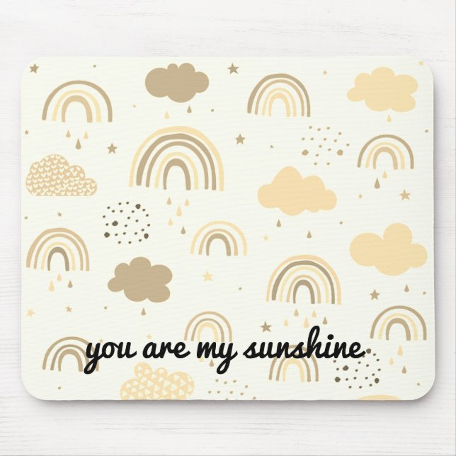 Mousepad Placa do mouse Sunshine Rainbow (Frente)
