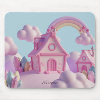 Mousepad Placa do mouse Whimsical Fairytale Landscape