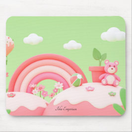 Mousepad Placa do mouse Whimsical Fairytale Landscape