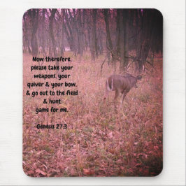 Mousepad Placa do mouse Whitetail Buck 27:3 Genesis