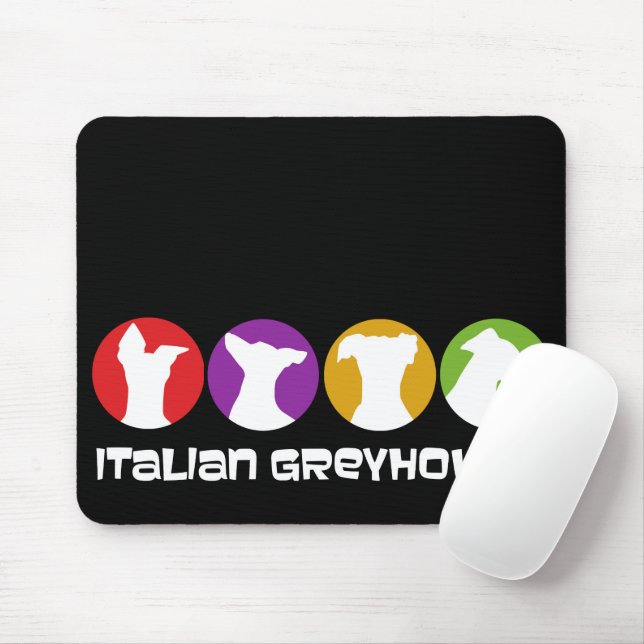 Mousepad Placa do rato Dardo com Tonturas Modernas Italiana (Com mouse)