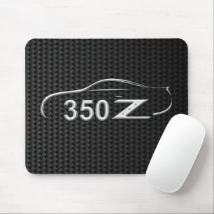 Mousepad Placa Legal para mouse Design de fibra de carbono