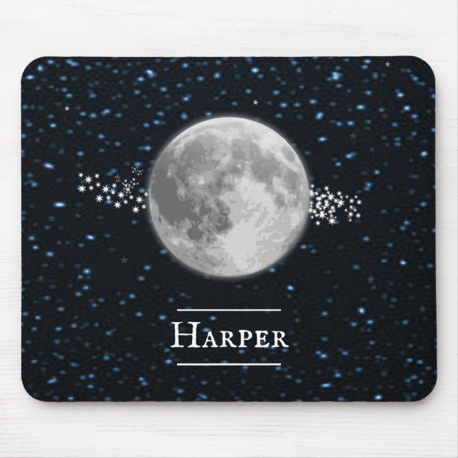 Mousepad Placa Personalizada do Mouse Lunar (Frente)