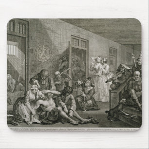 Mousepad Placa VIII do progresso de um ancinho, 1735