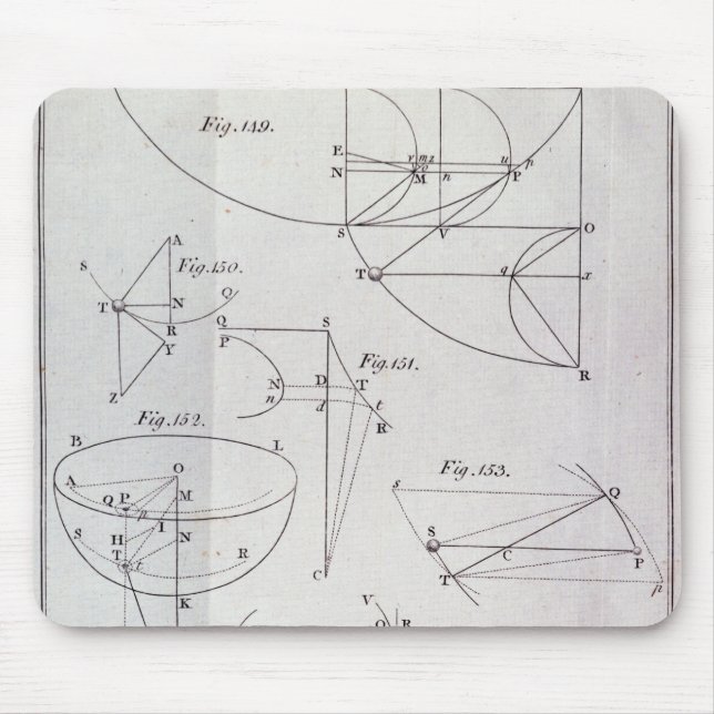 Mousepad Placa XIX, ilustrando a proposição LXV (Frente)