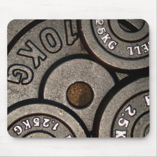 Mousepad Placas pretas do peso - impressão do